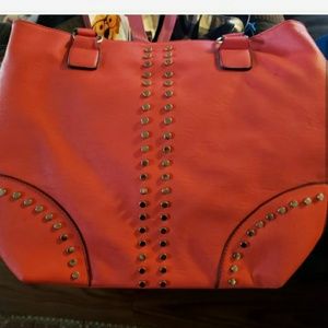 Womens coral purse